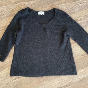 Sequin Sweater black Sud Express size M women